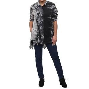NEW TULIP CLOTHING mia button down top in morocco tie dye